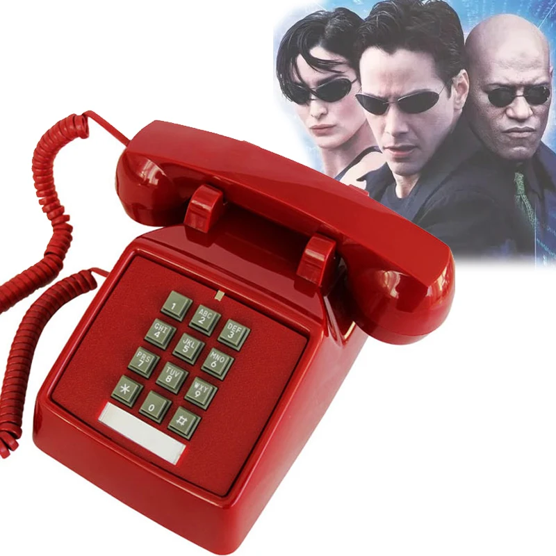 telefone retro linha fixa antiga decoracao antigo telefone fixo escritorio casa hotel filme preto branco vermelho telefone fijo 01