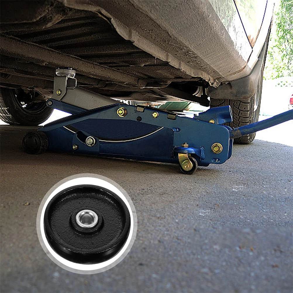 

2pcs Wheels Universal Hydraulic Floor Front Replacement Bearings Trailer Wheels Boat Trailer Jack Wheel Support Strong Metal