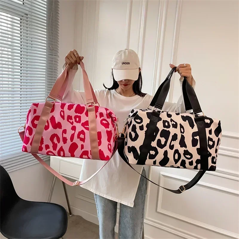 Bolsa de viagem feminina duffle bolsa de ombro grande multifuncional para meninas feminino grande capacidade de armazenamento esportivo bolsa de fitness