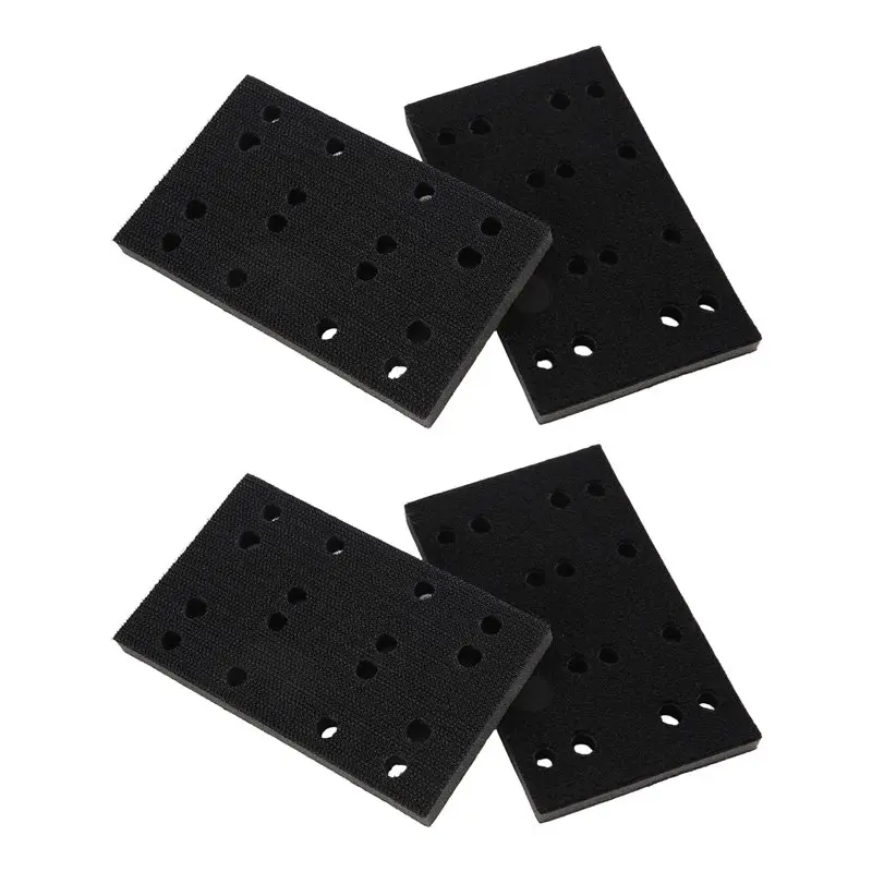 A27F-4 Pcs Soft Black Foam Sanding Pads Interface Sander Backing Pad For Festool RS400 LS130 Sander