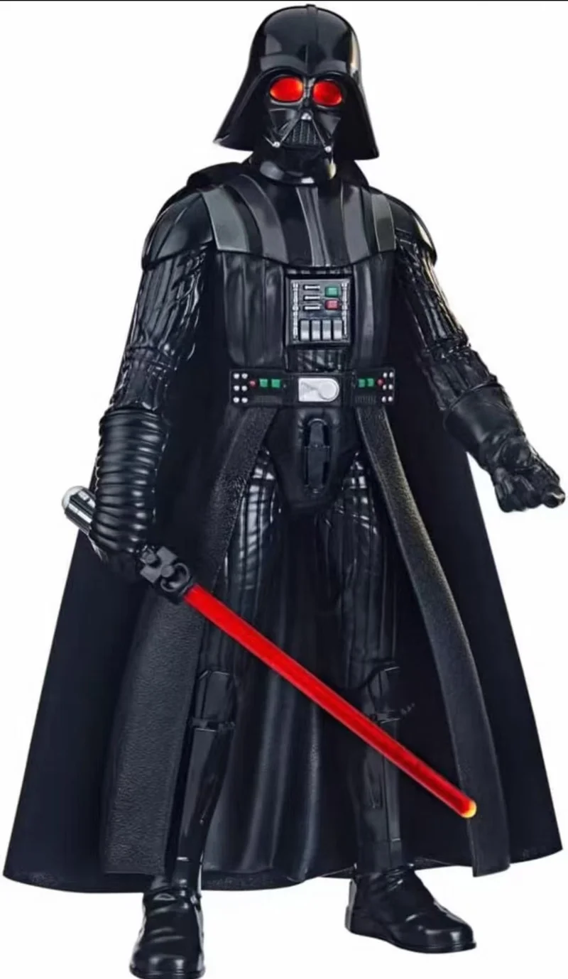 Neu Auf Lager 30 cm Wars Anime Figur Darth Vader Emittieren Licht Und Sound Action Figur Desktop Dekoration Weihnachten Überraschung Geschenke