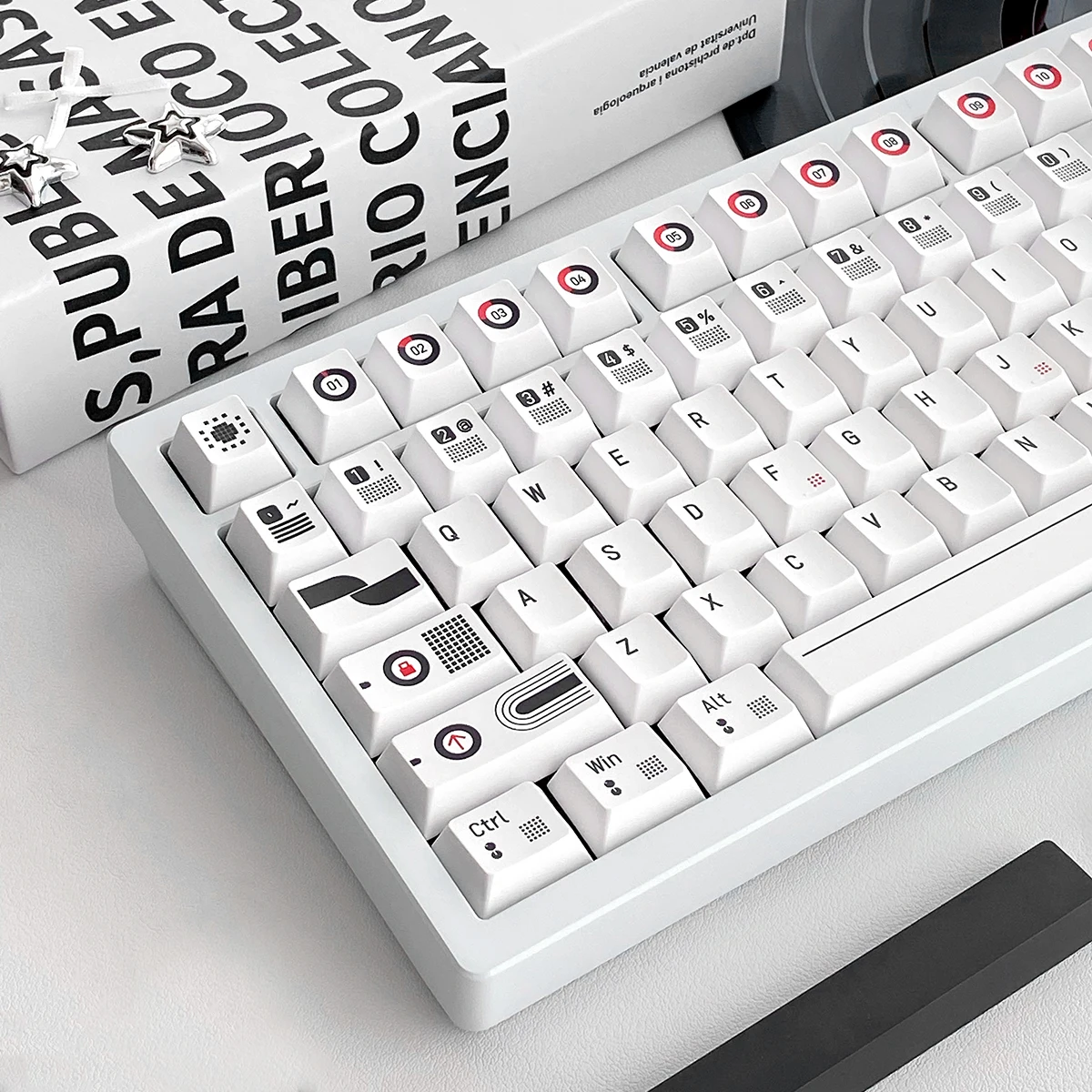 

- Dot graphics PBT material sublimation original highly mechanical keyboard keycaps