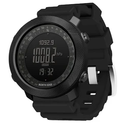 NORTH EDGE Watches For Men APACHE 50mm Running Swimming Sports Mens Watch Altimeter Compass Waterproof 50m Watches Reloj Hombre