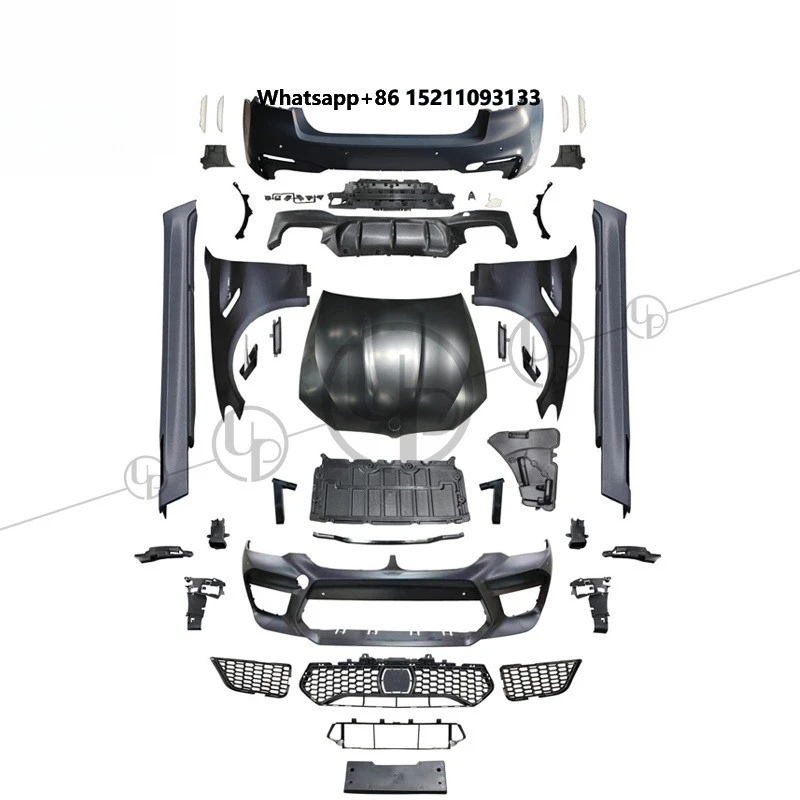 Front Rear Side Skirts Over Fenders Hood