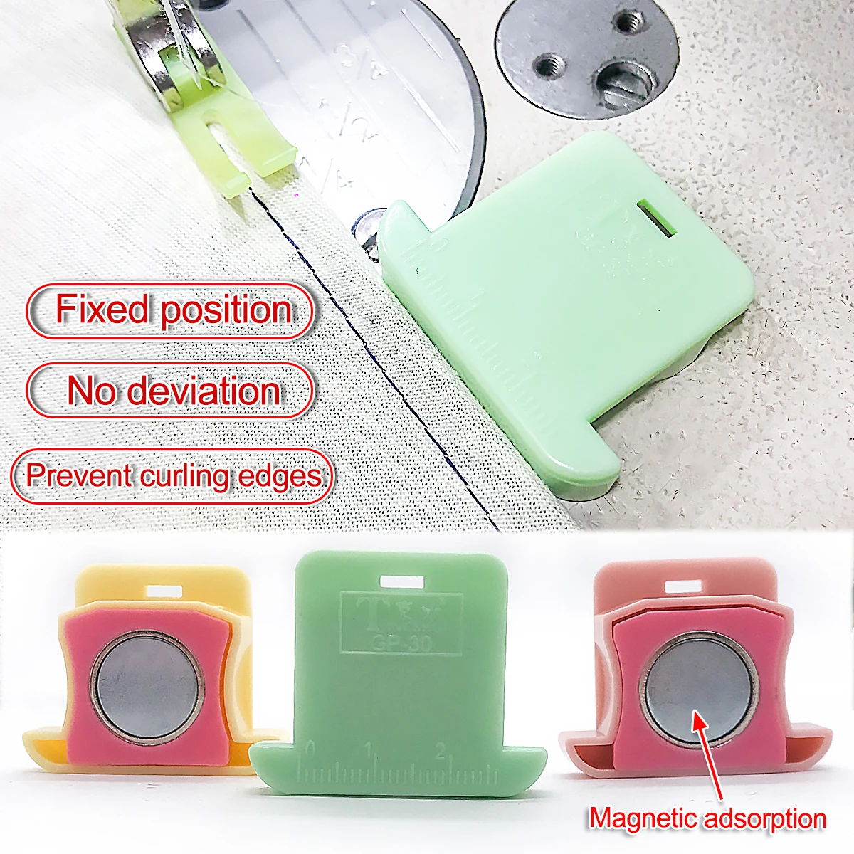 Sewing Machine Plastic Magnetic Ruler