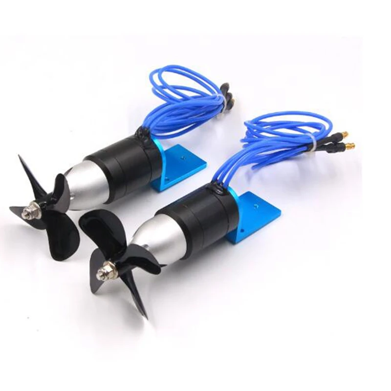 Propulsor submarino resistente al agua IPX8, Motor sin escobillas de empuje 2838 350KV 2,4 KG con hélice de 55Mm 60Mm para barcos ROV RC