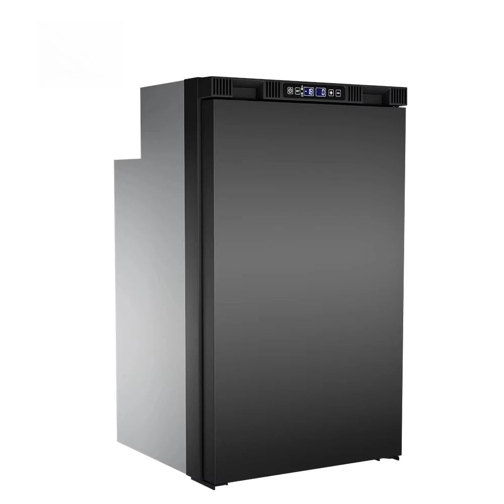 

Морской лодка, грузовик, автомобиль Rv, 12 В, 24 В, умный холодильник, 80 л, вертикальный холодильник для кемпинга, морозильная камера со съемной дверью