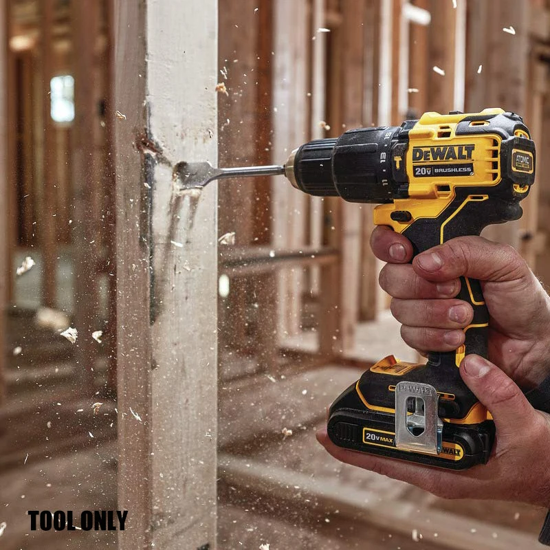 DEWALT DCD709 20V MAX Hammer Drill Impact Driver 1/2-Inch Brushless Cordless Compact Electric Screwdriver Power Tools