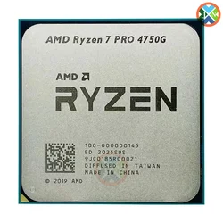 AMD Ryzen 7 PRO 4750G R7 PRO 4750G 3.6 GHz Eight-Core Sixteen-Thread 65W CPU Processor L3=8M 100-000000145 Socket AM4