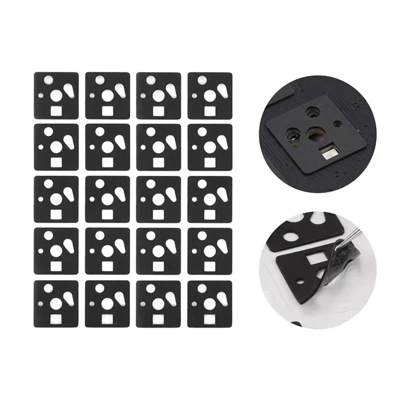 120PCS PORON PE EVA Pad For Mechanical Keyboard PCB Switch Pads Stickers Foam Material Gasket Improve BM60/65/68/80 XD64-F(x)