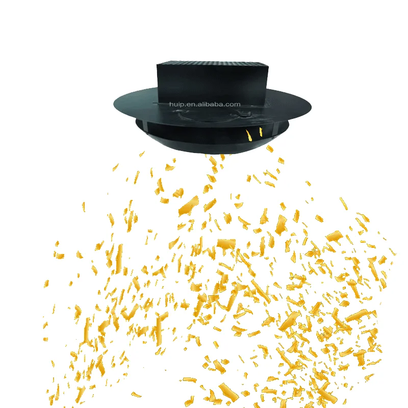 【High Quality】Hanging Confetti Cannon Machine Romantic Wedding Stage Effect With Color Paper DMX512 Remote Control