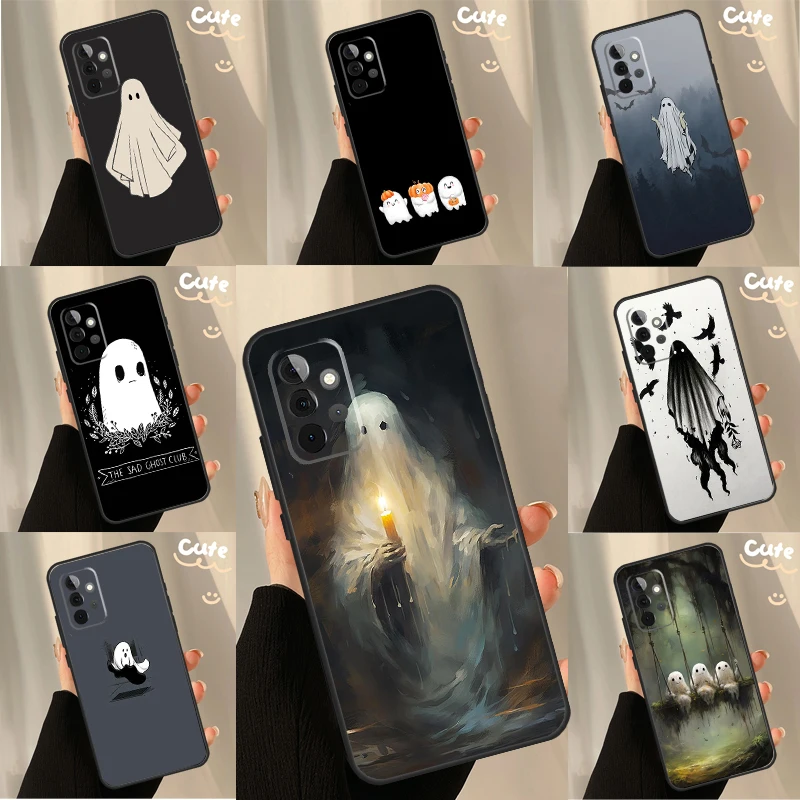 Ghost Halloween Case For Samsung Galaxy S26 Ultra S25 S24 S22 S21 S23 Ultra Plus S10 S20 S25 FE Cover Coque