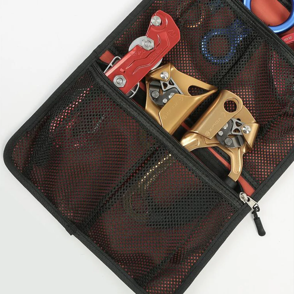 للطي تسلق الصخور رضوخ Quickdraw حبال حلقة تسلق جمع حقيبة الحقيبة #4