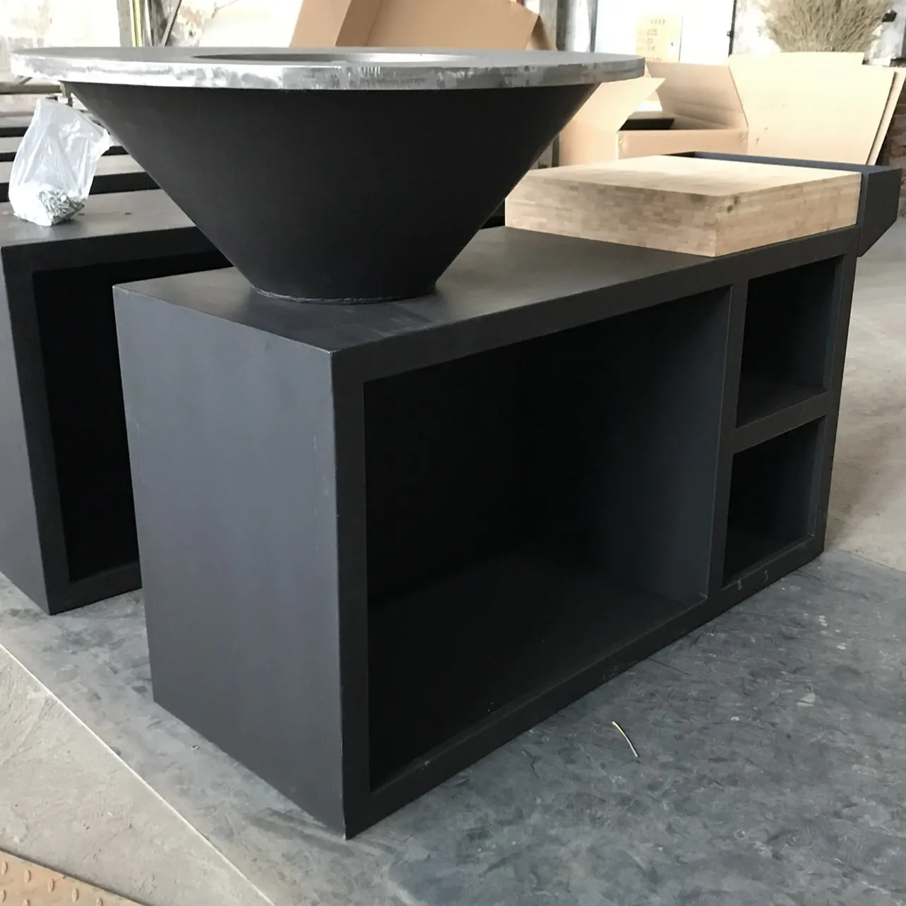 Parrilla de barbacoa de acero,