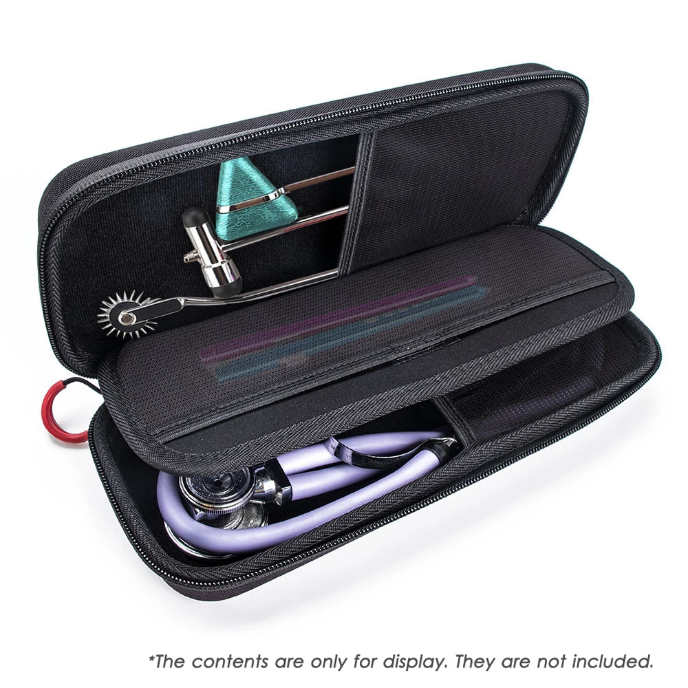 Double Layer Hard EVA Portable Stethoscope Carrying Storage Case Bag Pouch Cover for 3M Littmann /MDF/ADC/Omron Accessories A2