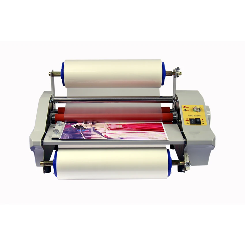 A3 Automatic Electric Roll to Roll Laminator Semi-Automatic Wood-Powered Cold Laminator with New Motor Pneumatic Driven