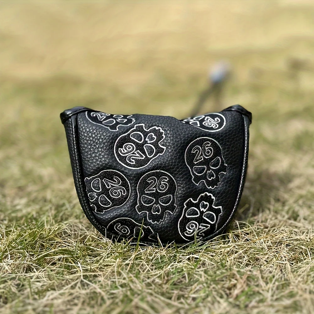 skull golf club head cover putter PU material is waterproof and wear-resistant Multiple styles to choose from