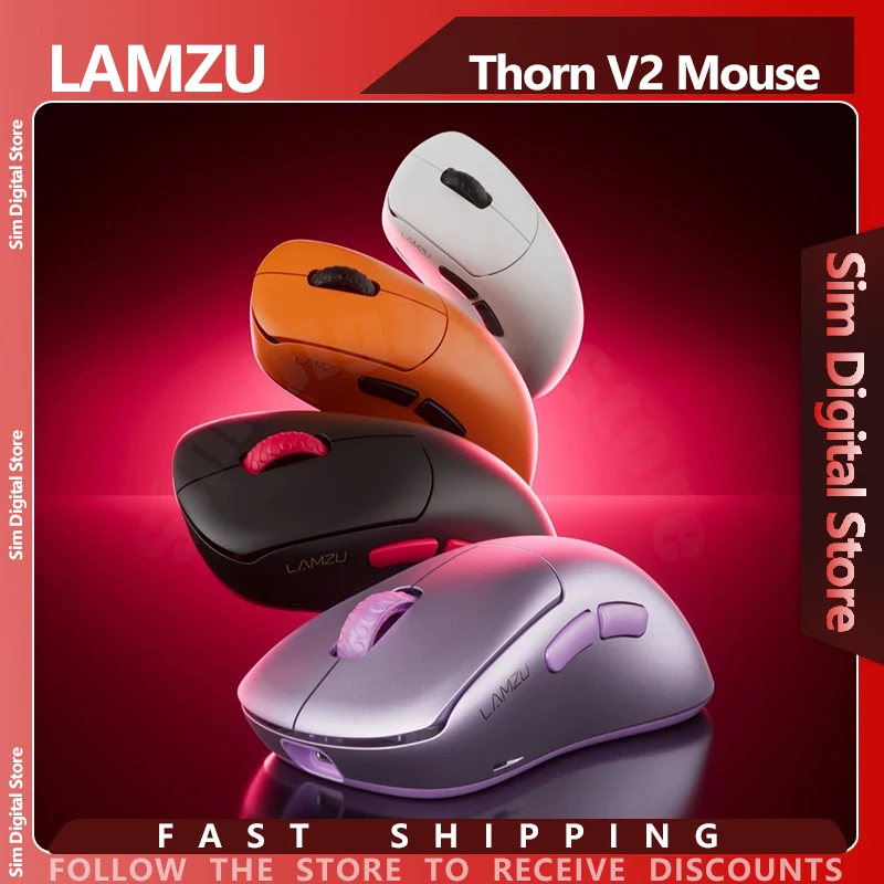 LAMZU Thorn V2 Wireless Gaming Mouse Nordic54H20 PAWNEXTⅠUltra