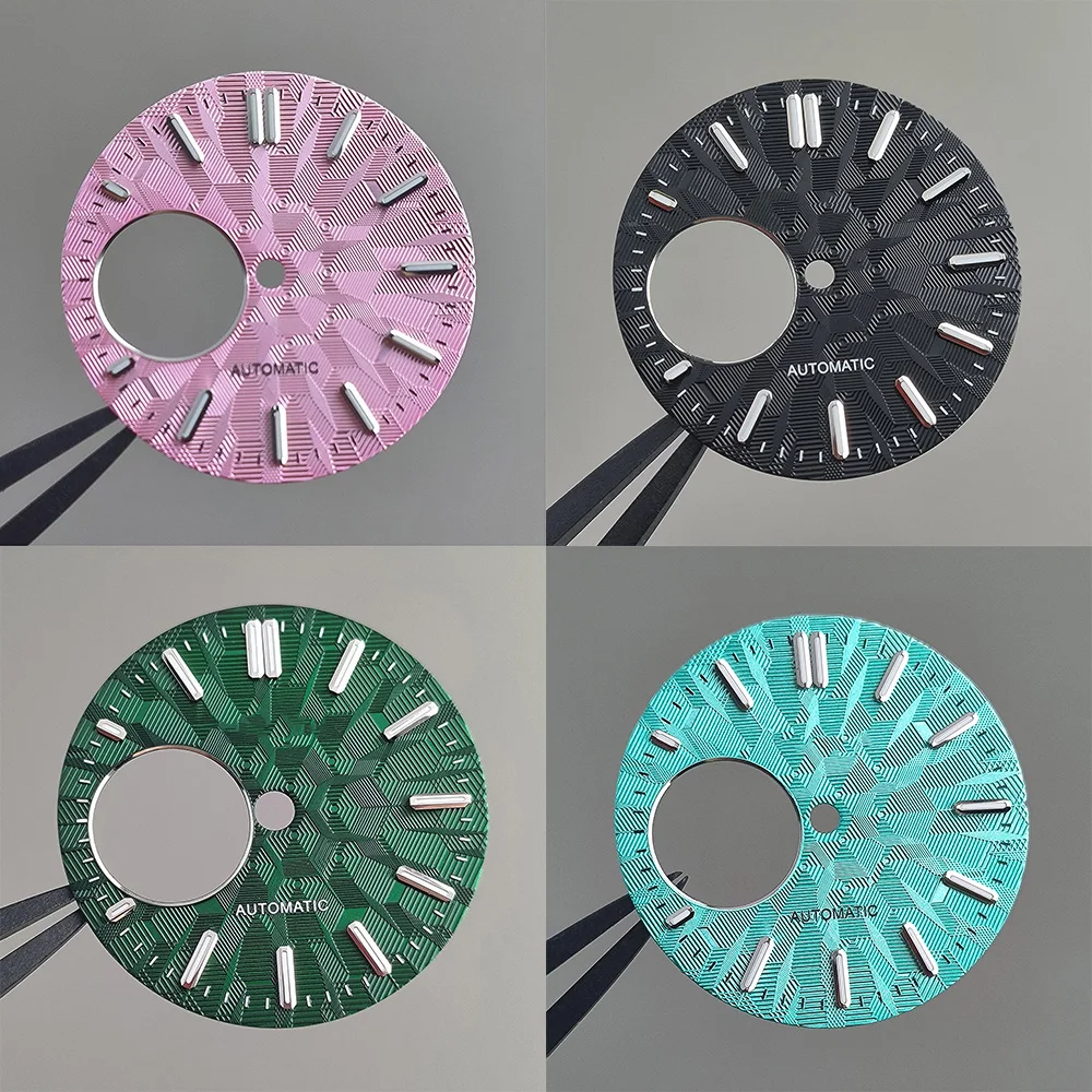 

28.5mm NH38 Dial S dial Green Luminous dial Suitable for NH38 movement watch accessories
