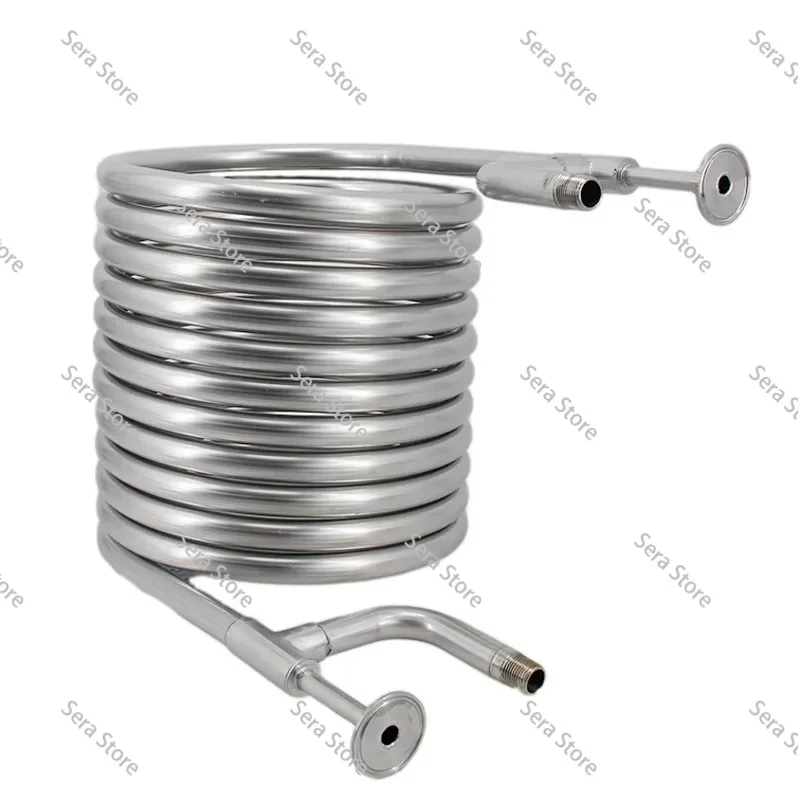 Convoluted Counterflow Wort Chiller (1.5Inch TC, 1/2