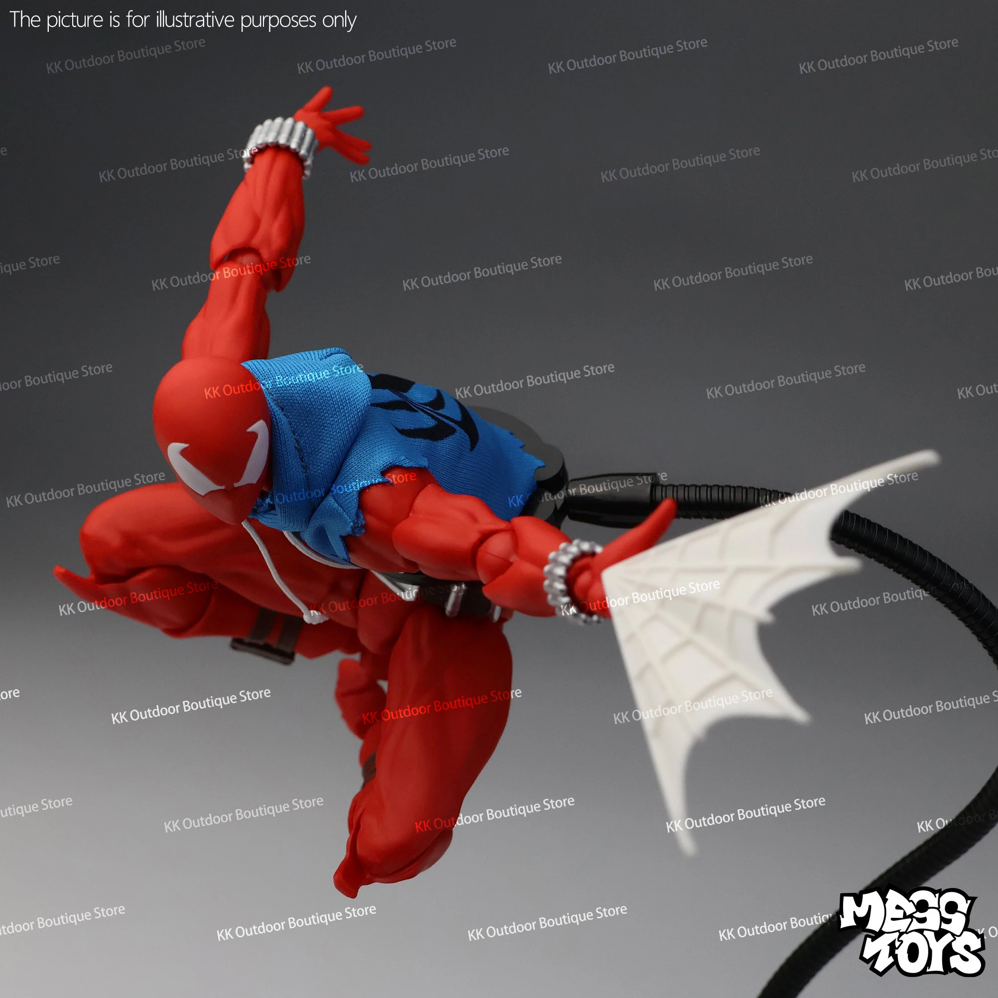 Hot-Nieuwe Puinhoop Speelgoed Scarlet Hero Scarlet Spider Man Messtoys Spiderman Anime Action Figure Beeldje Standbeeld Model Geschenken kinderen Speelgoed