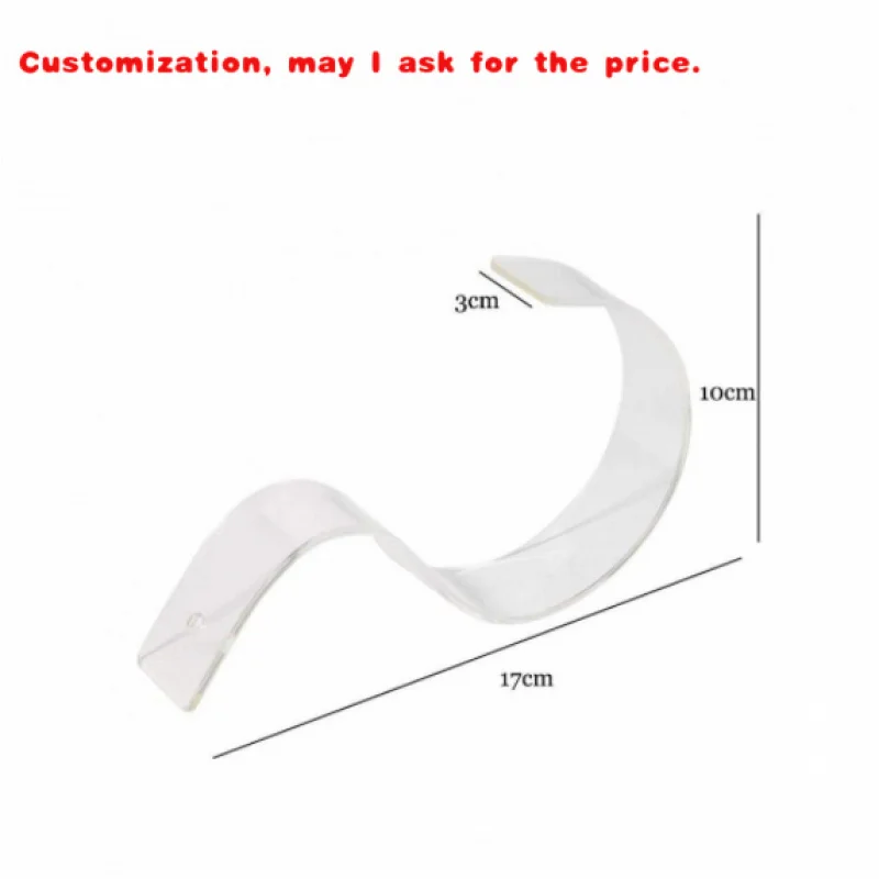 custom.Transparent Acrylic Belt Display Stands Belt Rack Holder Desktop Leather Belt/Waistband Stand Shop Store