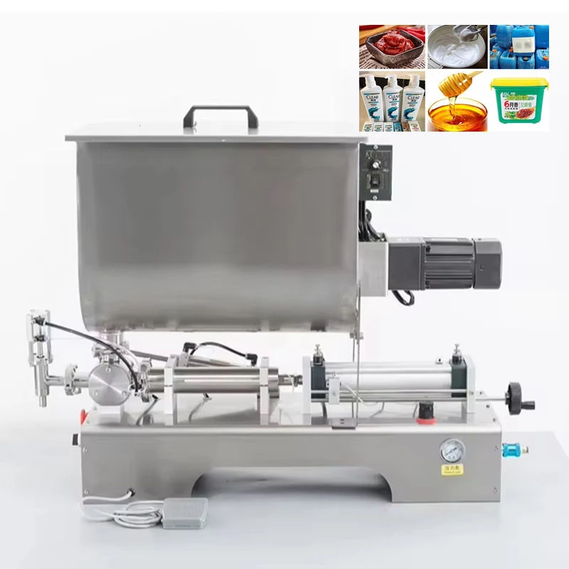 

Включая Tariffs Factory Direct, горячая распродажа, полуавтоматическая U-образная машина для смешивания соусной пасты для арахисового масла 100-1000 мл