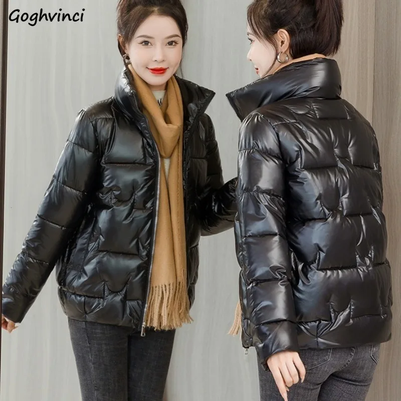 Daily Parkas for Women Autumn Winter Clothing All-match Gentle Solid Simple Design Korean Style Chic Casual Zipper New Popular