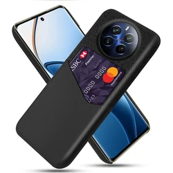 Business Case For Oppo Realme 12 Pro Plus Funda Febric Card Holder Cover For OPPO Realme 12 Pro+ 5G 6.7“ RMX3840 Case Capa Coque
