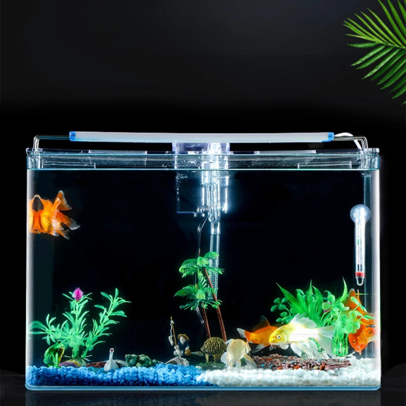 

Landscaping Filtration Fish Tank Cobble Decoration Aquatic Pet Supplies Loop Light Fish Tank Ecology Home Aquarium Pour Aquarium