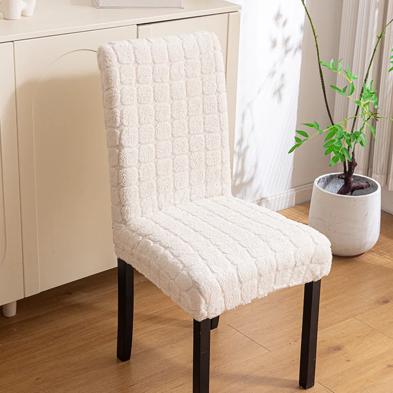 Thick Elastic Chair Cover Integrated Chair Cover Fully Wrapped Chair Cover Skin-friendly Dustproof Restaurant Decorations