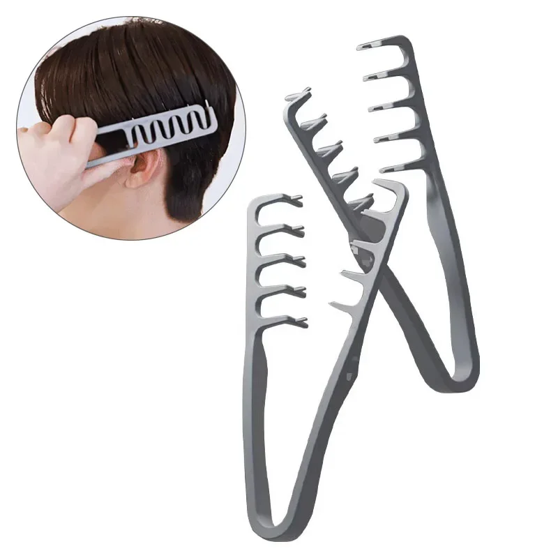 Wide Tooth Volumizing Hair Comb Fluffy Root Styling Tool Cover Bangs Hair Part Curly Hair Hairdressing Brush