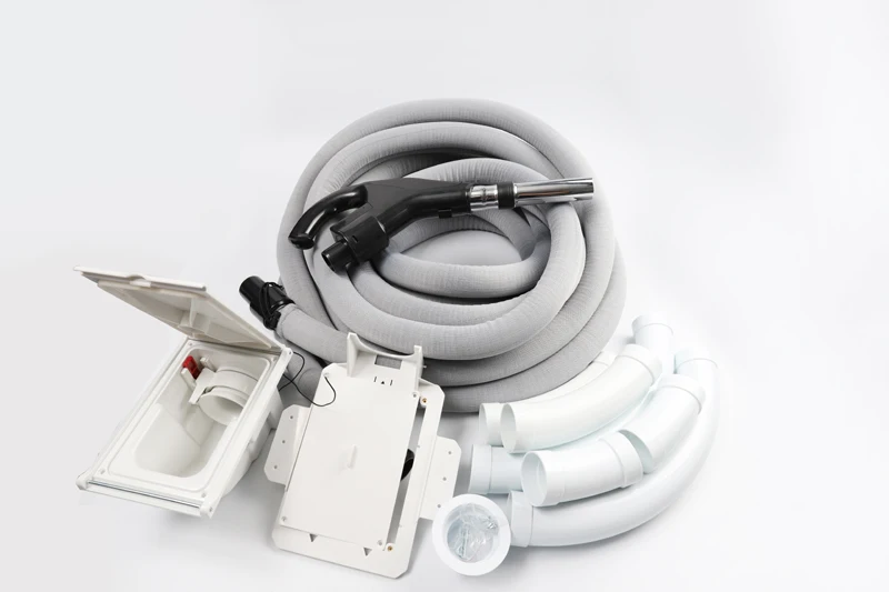 Central vaccum system Hide a hose set central vacuum cleaning system for home