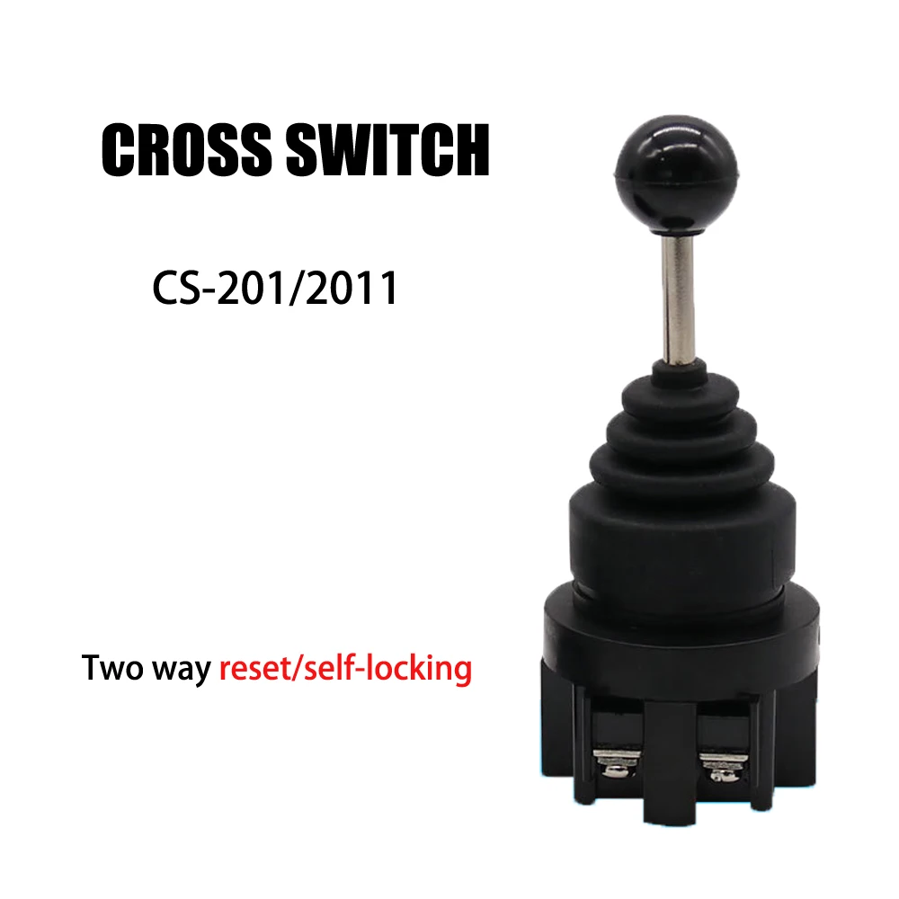 

CS-201 CS-2011 Bidirectional Self resetting Cross Master Self locking Two way Rocker Rocker Switch Aperture 30mm