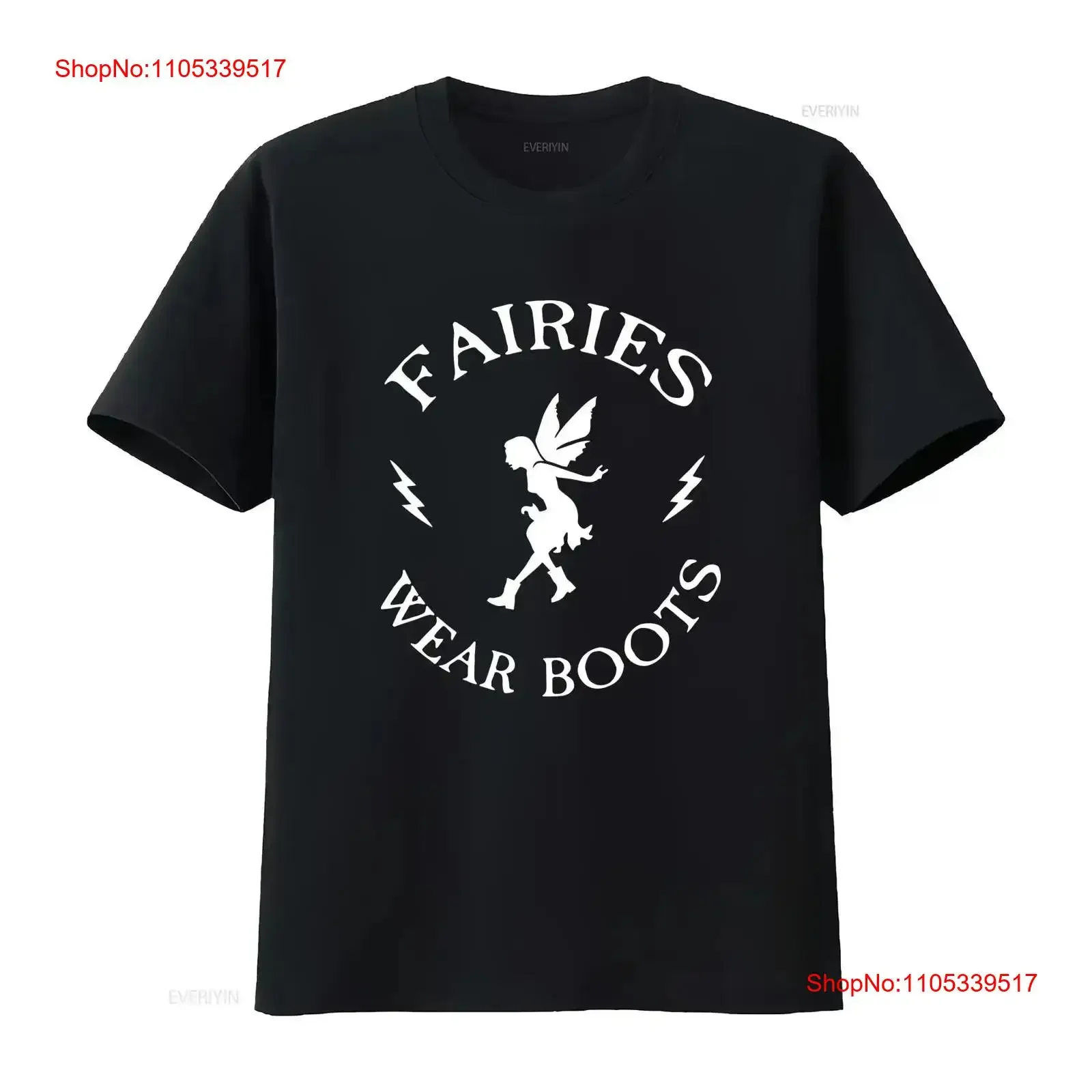 Fairies Wear Boots T Shirt vintage Washed designer clothes homme Casual Stylish Soft Versatile vintage Washed streetwear