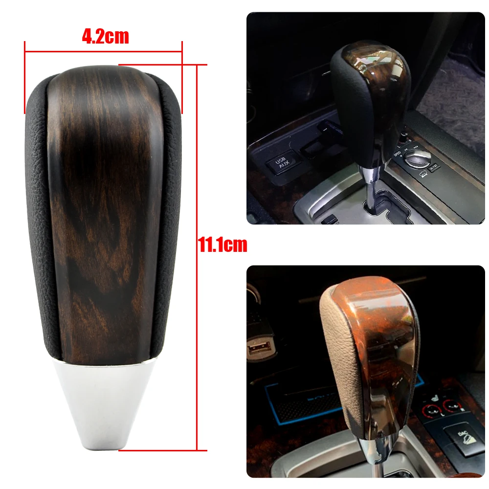 Hot Sale Automatic Car Gearbox Handles Gear Shift Knob Stick Lever Head Car Styling For Toyota Land Cruiser 200 FJ20 2008-2017