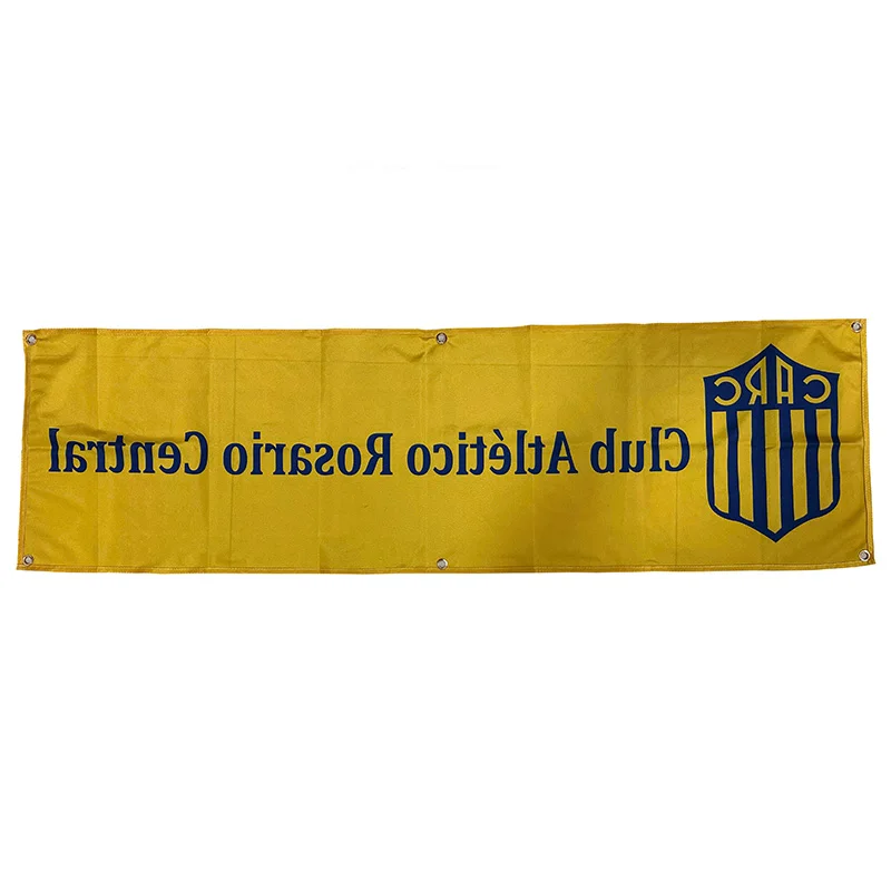 Flag of Argentina Club Atletico Rosario Central Banner Custom banners 1.5*5ft (45*150cm)  Advertise Dec Indoor Outdoor Flags