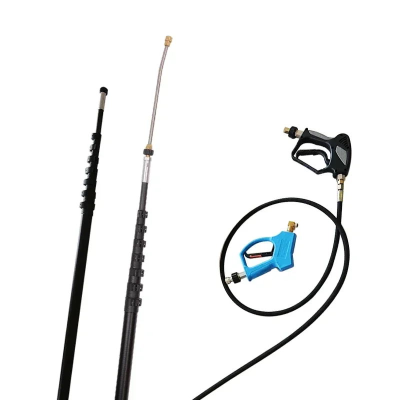 

Professional High Pressure Carbon Fiber Telescopic Waterfed Window Cleaning Jet Extension Pole for Pressure Washing