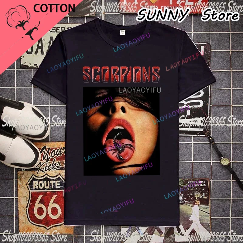 Scorpions Love At First Sting Black T Shirt Hard Rock Heavy Klaus Meine