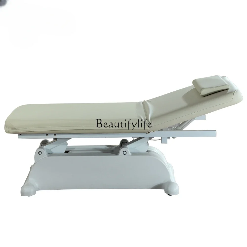 

Beauty body embroidery electric lifting multi-functional beauty bed, adjustable 45 degrees