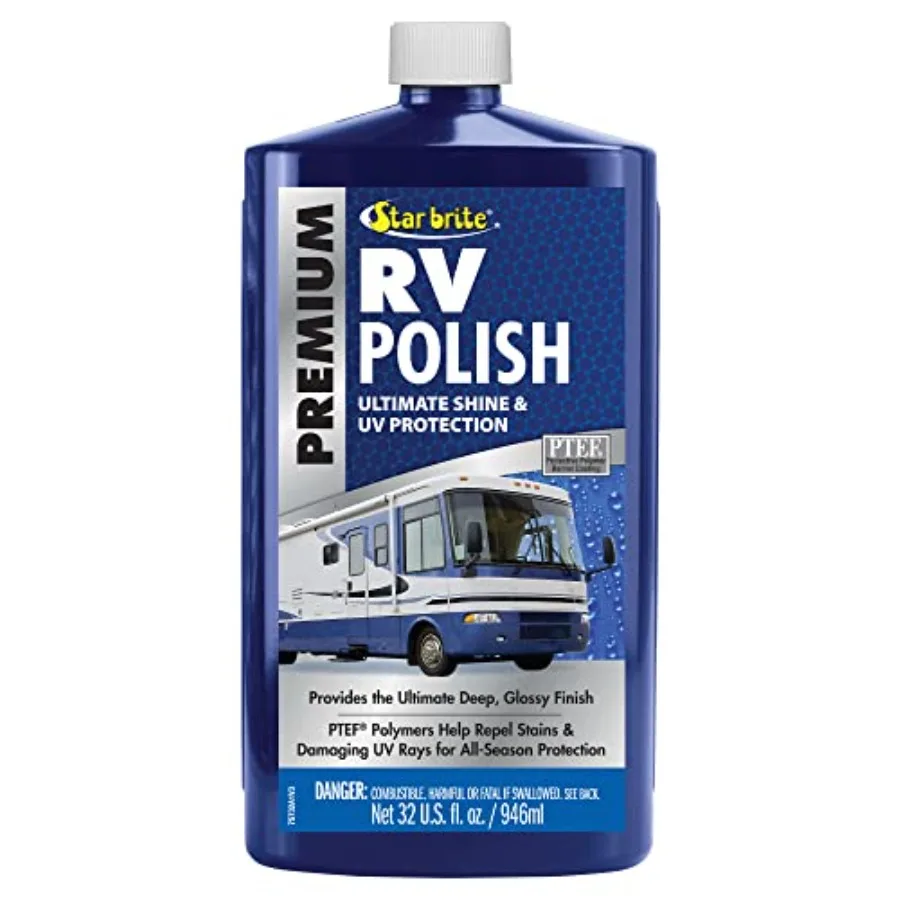 

Premium RV Polish - Ultimate Protection for Fiberglass, Painted Surfaces and Metals 32 OZ 075732PW