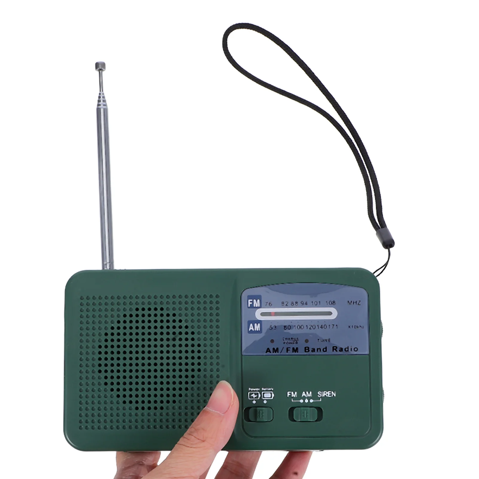 

Emergency Hand Crank Radio Solar Hand Crank Solar Flashlight Phone Outdoor Survival Emergency Weather Alert Radio