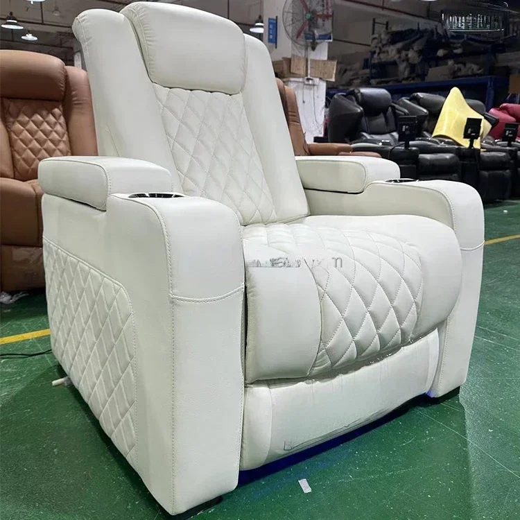 Design High Quality Electric Recliner Cooling Cup Holder Music Function Sofa Bed Cinema Chair Theater Furniture