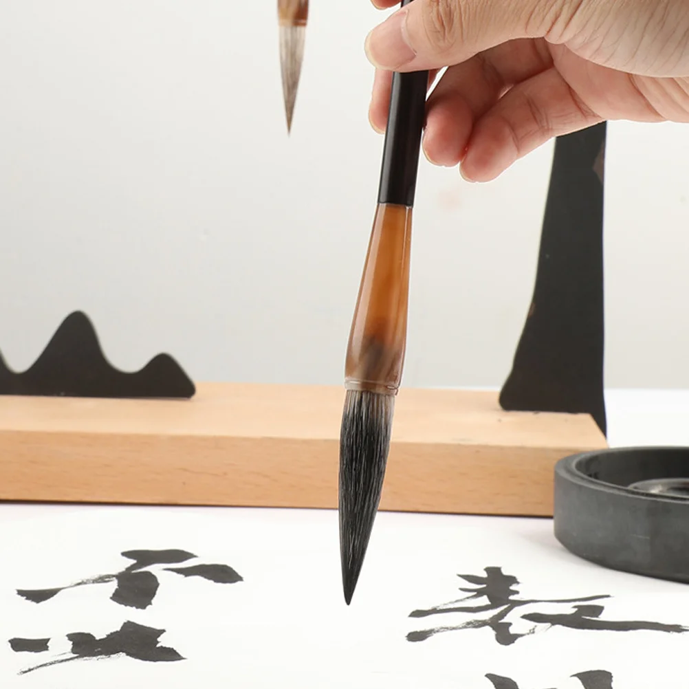 ชุดพู่กันเขียนพู่กันจีน 3 ชิ้น สำหรับมืออาชีพ เขียนลื่น วาดภาพ ระบายสี เหมาะสำหรับนักเรียน ฝึกฝนศิลปะการเขียนพู่กันแบบจีนด้วยตัวเอง