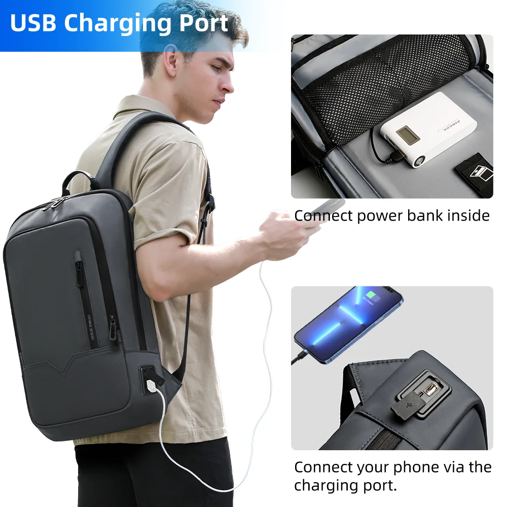 HK Slim Men's Backpack For 17.3'' Laptop Bags Waterproof Business Backpack Lightweight School Bag Fashion Work Travel Backpack - AliExpress 1524 HK Slim Men's Backpack For 17.3'' Laptop Bags Waterproof Business Backpack Lightweight School Bag Fashion Work Travel Backpack - AliExpress 1524