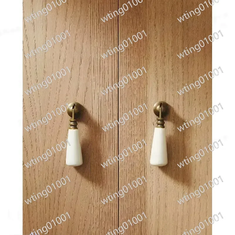 European Light Luxury Simple Drawer Wardrobe Door Handle 2 Piece Set Minimalist Cabinet Pull Knob for Furniture Decoration