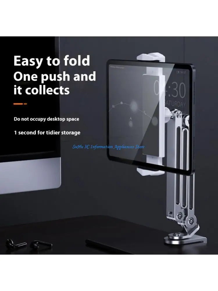 

Алюминиевая держатель таблетка подставка для телефона Вращаемое консольное консольное лицо дома