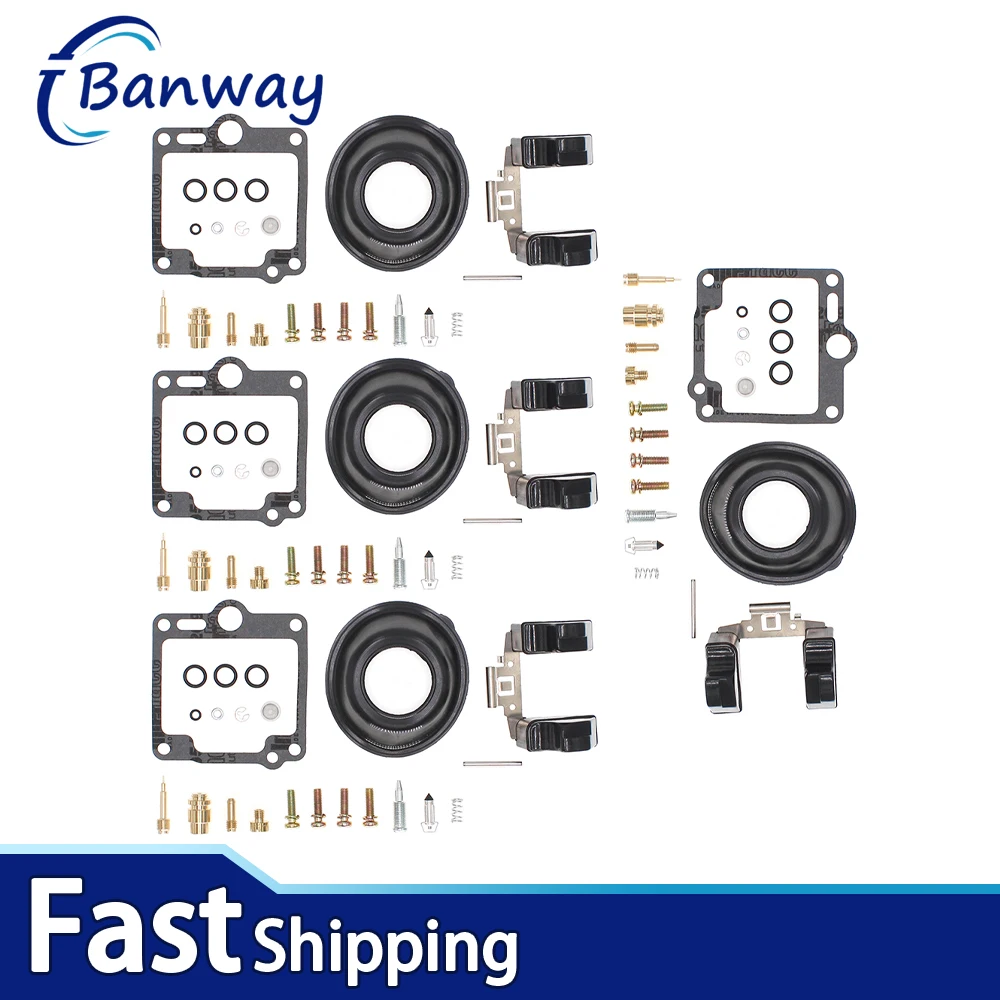 

4x For Yamaha XJ700 Maxim X 1985 1986 Carburetor Repair Kit Carb Rebuild Set Diaphragm Float