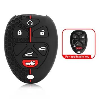 適用於雪佛蘭 Tahoe、Suburban、GMC Yukon 和凱迪拉克 Escalade 的矽膠遙控車鑰匙套,汽車鑰匙保護殼配件 10 最佳銷售 2008年雪佛蘭Tahoe - №2
