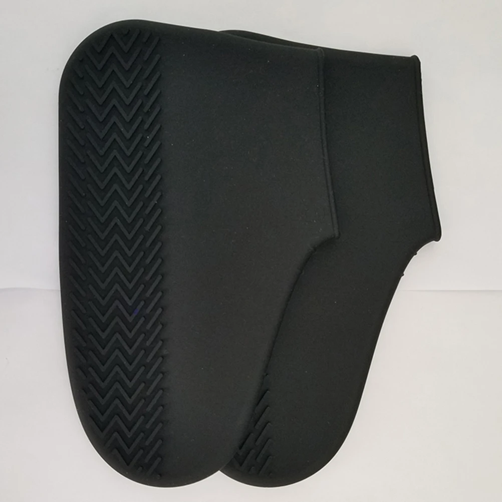 

Shoe Covers Non-slip Waterproof Adult Protector Black Travel Anti-skid Overshoes Silicone Protective Outdoor Activities Labor